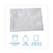 Boardwalk 56 gal Trash Bags, 43 in x 47 in, 0.9 mil, White, 100 PK BWKW4347X - alternate 7